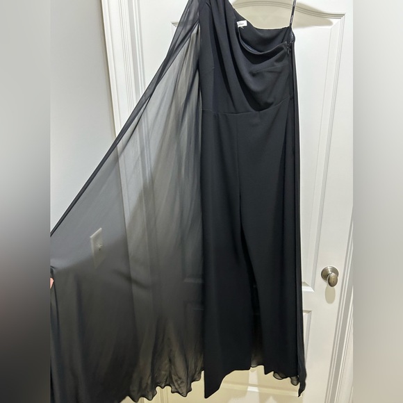 Women’s Medium Calvin Klein Jumpsuit with sheer “cape” - Picture 4 of 4